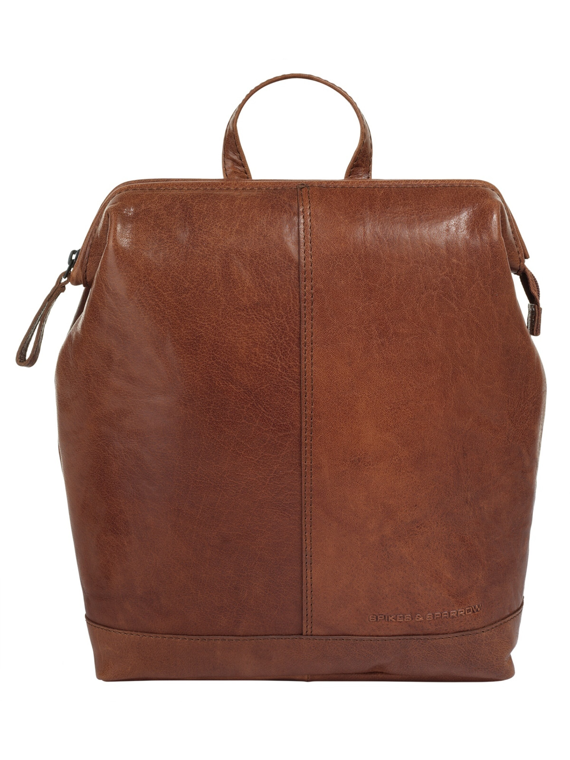 Spikes & Sparrow Rucksack‌‌‌‌‌‌‌ in Braun: Vorderseite