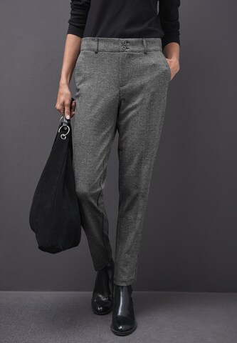 STREET ONE Tapered Pants in Grey