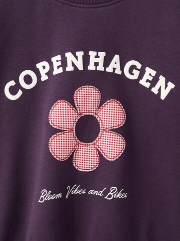 MANGO KIDSSweater majica 'COPEN' - ljubičasta boja