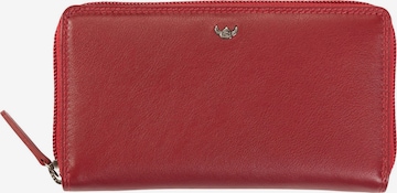 GOLDEN HEAD Wallet 'Polo' in Red: front