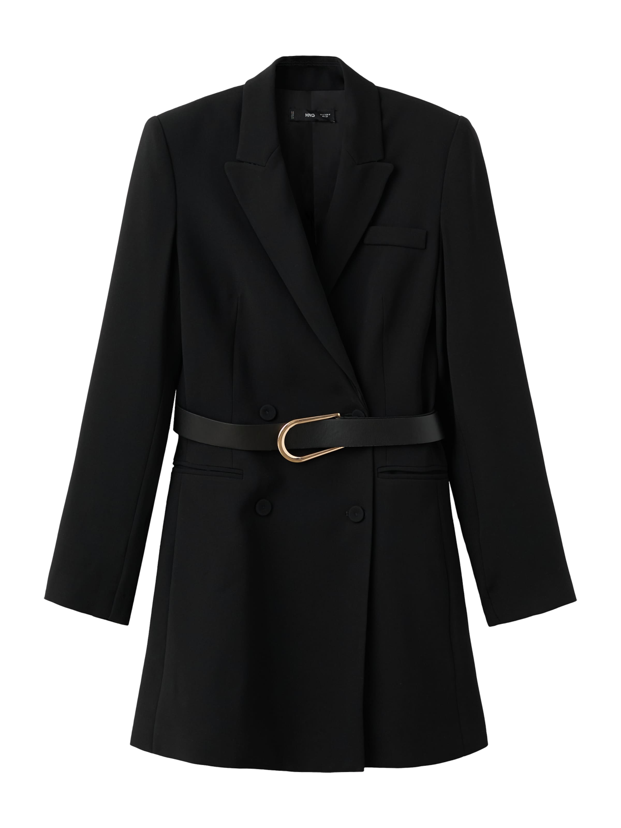 MANGO Kleid 'LOIDA' in Schwarz: Vorderseite