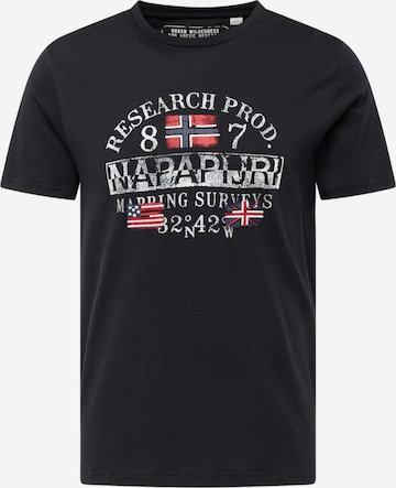 NAPAPIJRI T-shirt 'SETREL' i svart: framsida