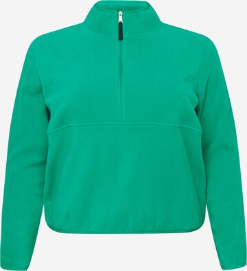 Vero Moda Curve Sweatshirt 'ILSA' in Groen: voorkant