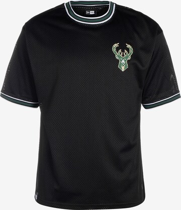 NEW ERA Shirt in Zwart: voorkant