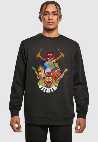 ABSOLUTE CULT Sweatshirt 'Muppets - Dr. Teeth and The Electric Mayhem' in Black: front