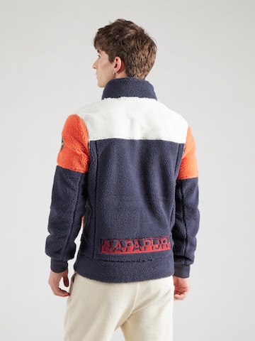 NAPAPIJRI Fleecejacke 'TARALGA' in Blau: Vorderseite