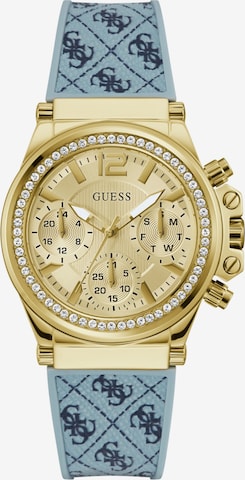 Montre à affichage analogique 'Charisma' GUESS en bleu : devant