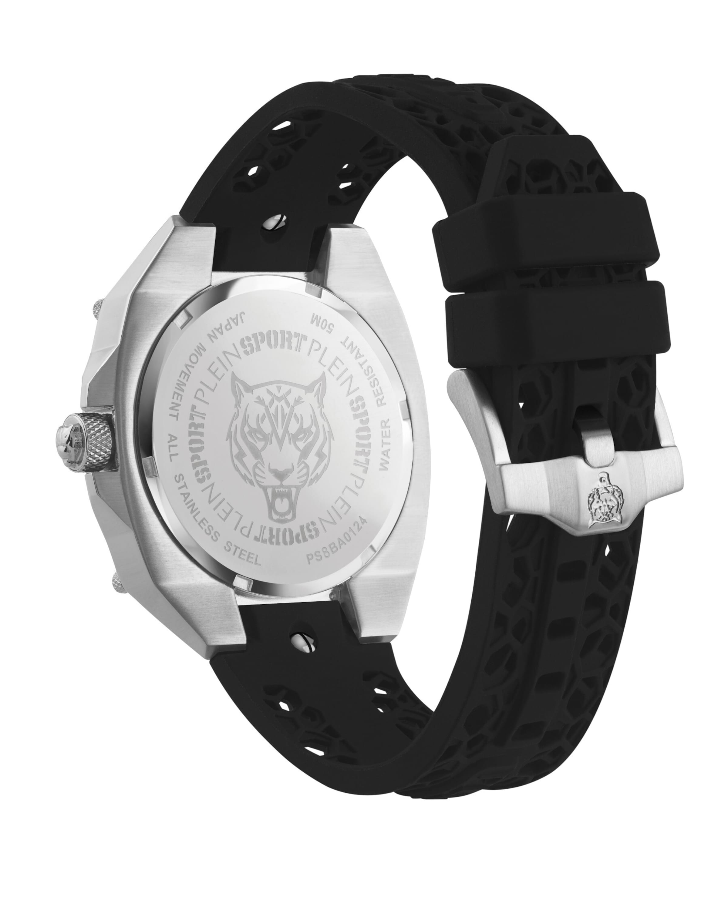Plein Sport Analog Watch 'HUNDER FORCE' in Black