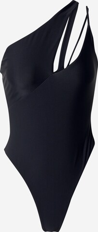 Bustier Maillot de bain Misspap en noir : devant