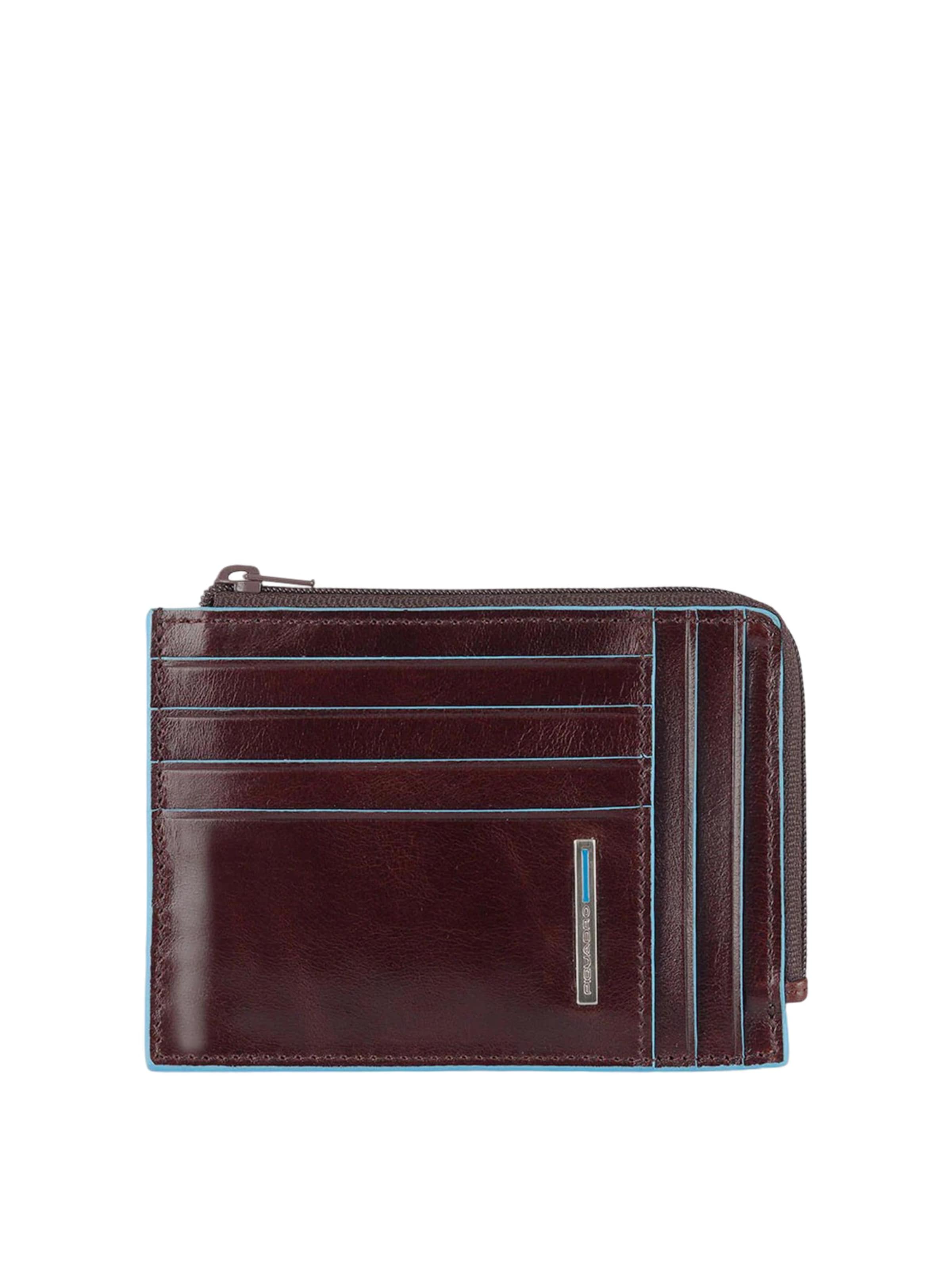 Piquadro - Cartera en marrón: frente