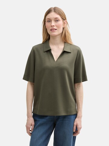 TOM TAILOR Shirt in Groen: voorkant
