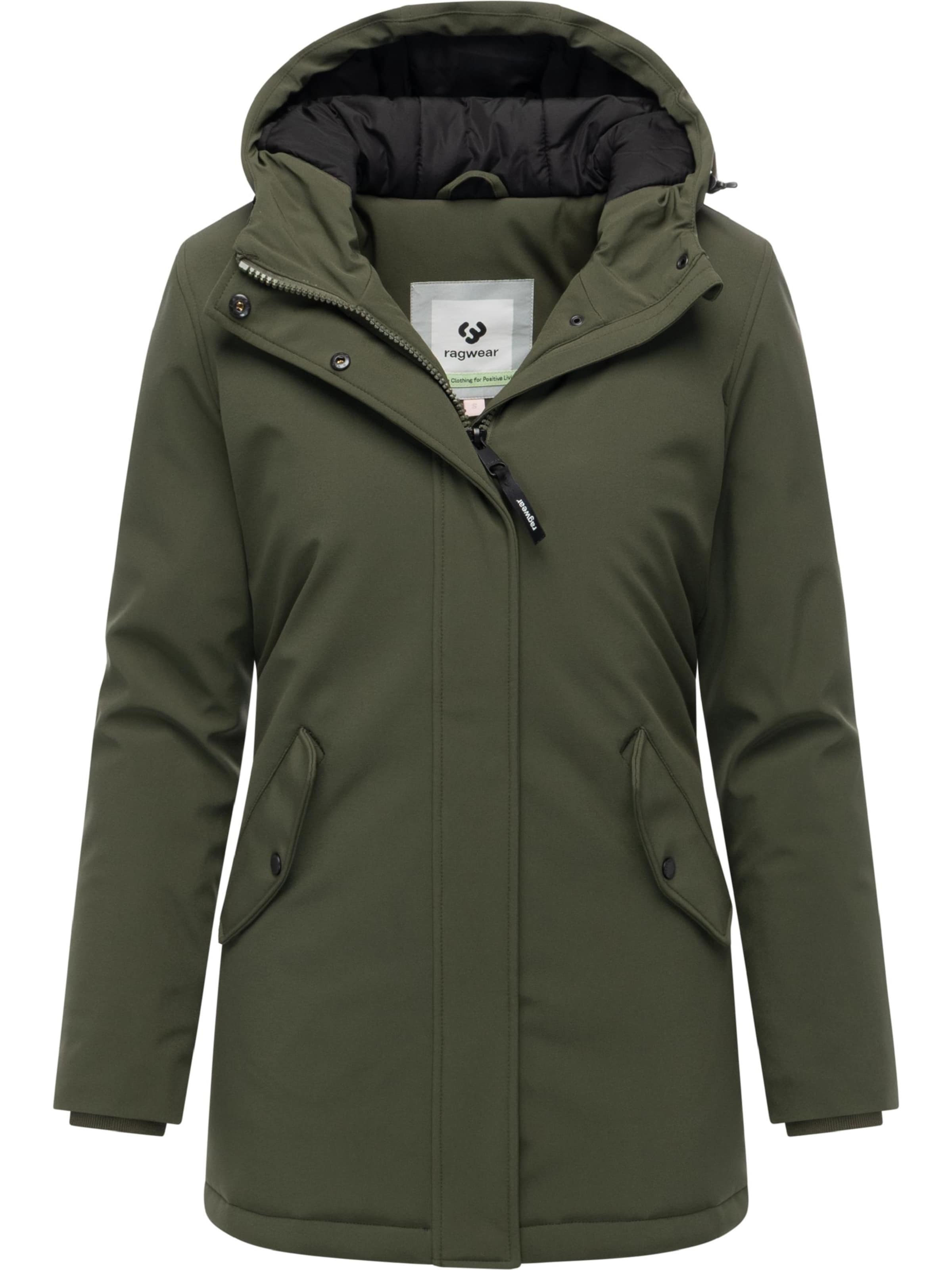 Ragwear Mantel 'Navanuti' in Grün: Vorderseite