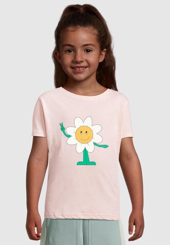 Merchcode T-Shirt 'Daisie' in Pink: Vorderseite