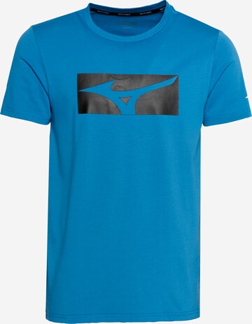 MIZUNO Sportshirt in Blau: front