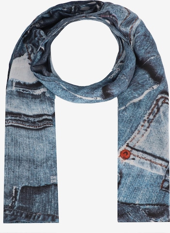 Desigual Scarf '2000S Vibes' in Blue: front