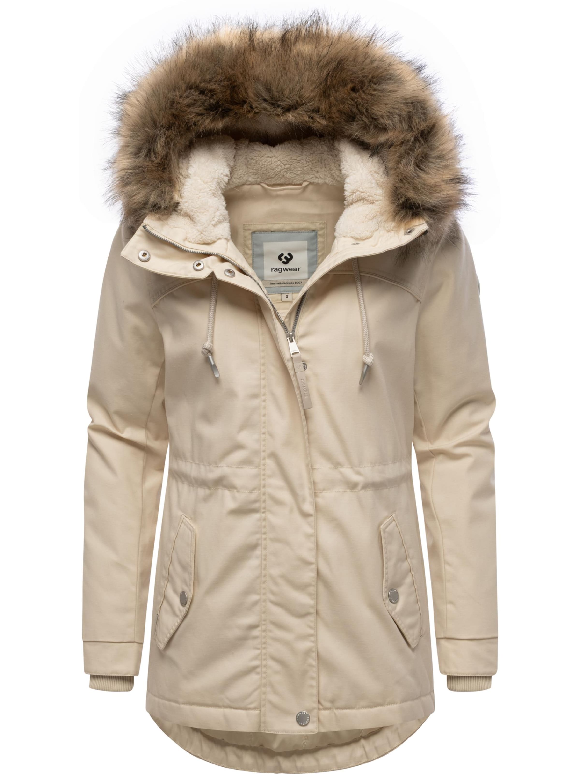 Ragwear Winterparka 'Tawny Short' in Beige