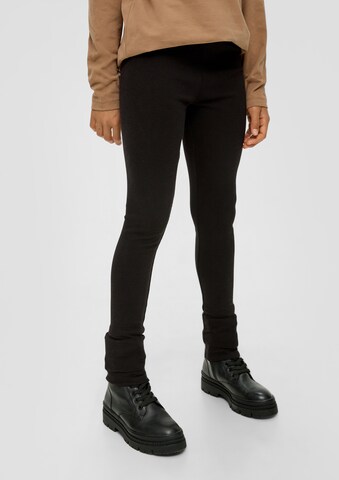 s.Oliver Skinny Leggings in Black: front