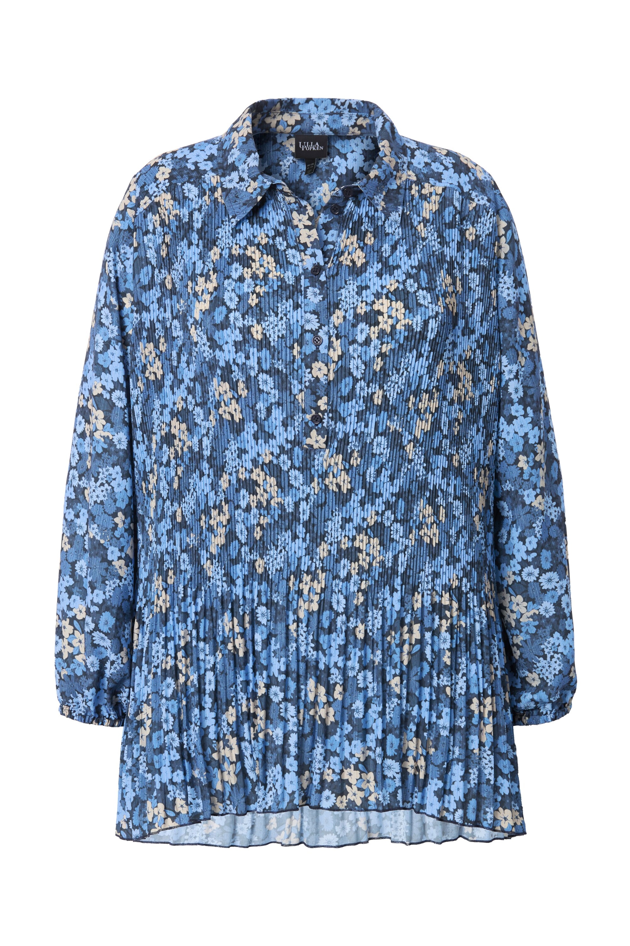 Tunique Ulla Popken en bleu : devant