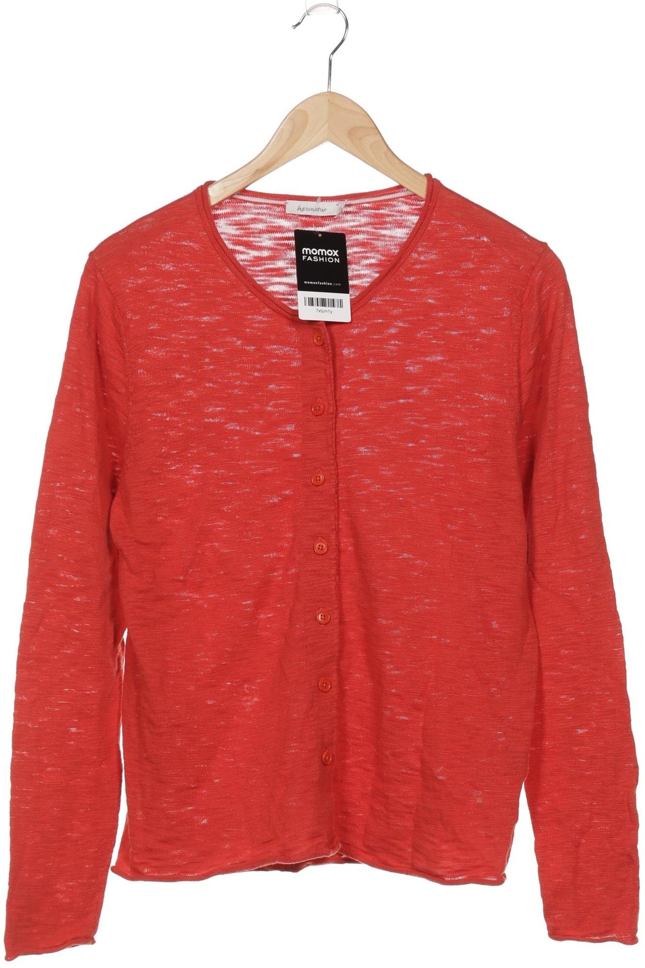 hessnatur Sweater & Cardigan in L in Red: front