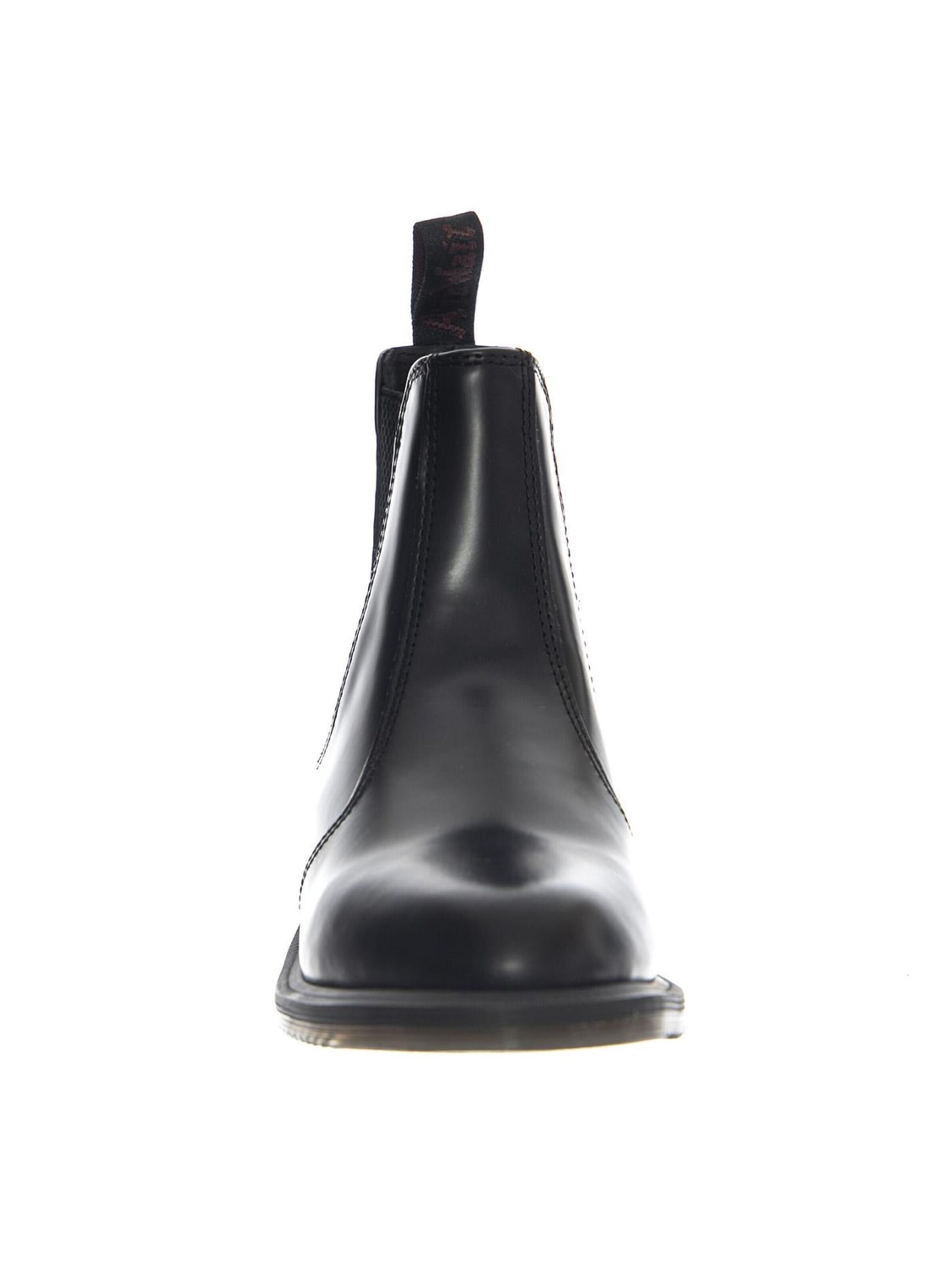 Dr. Martens Laarzen 'Flora Black Polished Smooth' in Zwart