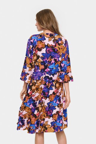 SAINT TROPEZ Summer dress 'Eda' in Purple