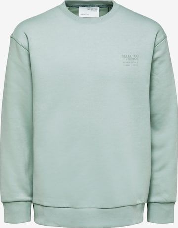 SELECTED HOMME Sweatshirt 'Arvid' i grön: framsida