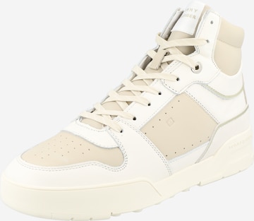 TOMMY HILFIGER Hög sneaker i beige: framsida