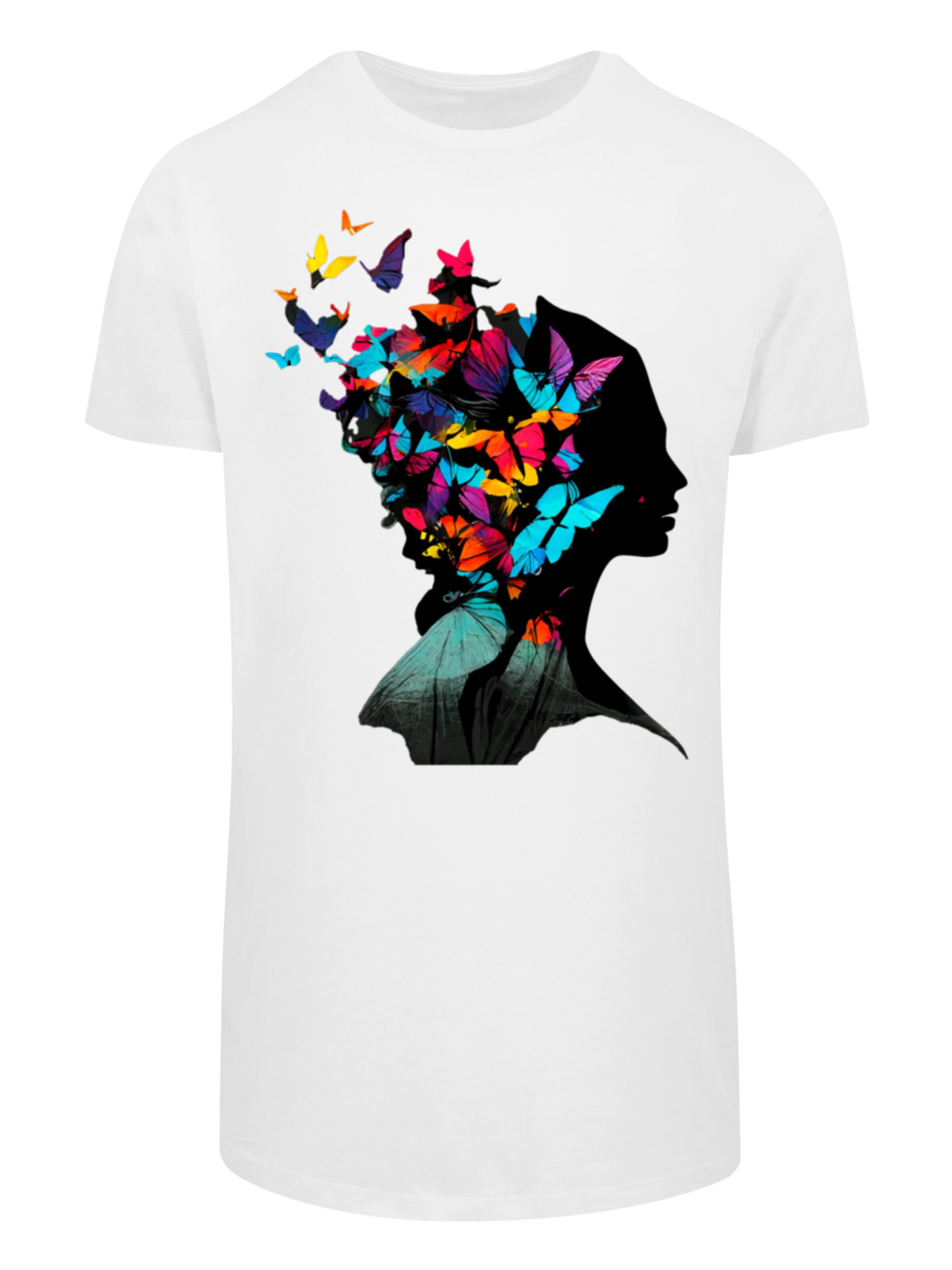 F4NT4STIC Shirt in Wit: voorkant