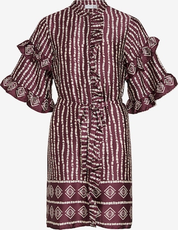 VILA Blousejurk in Rood: voorkant