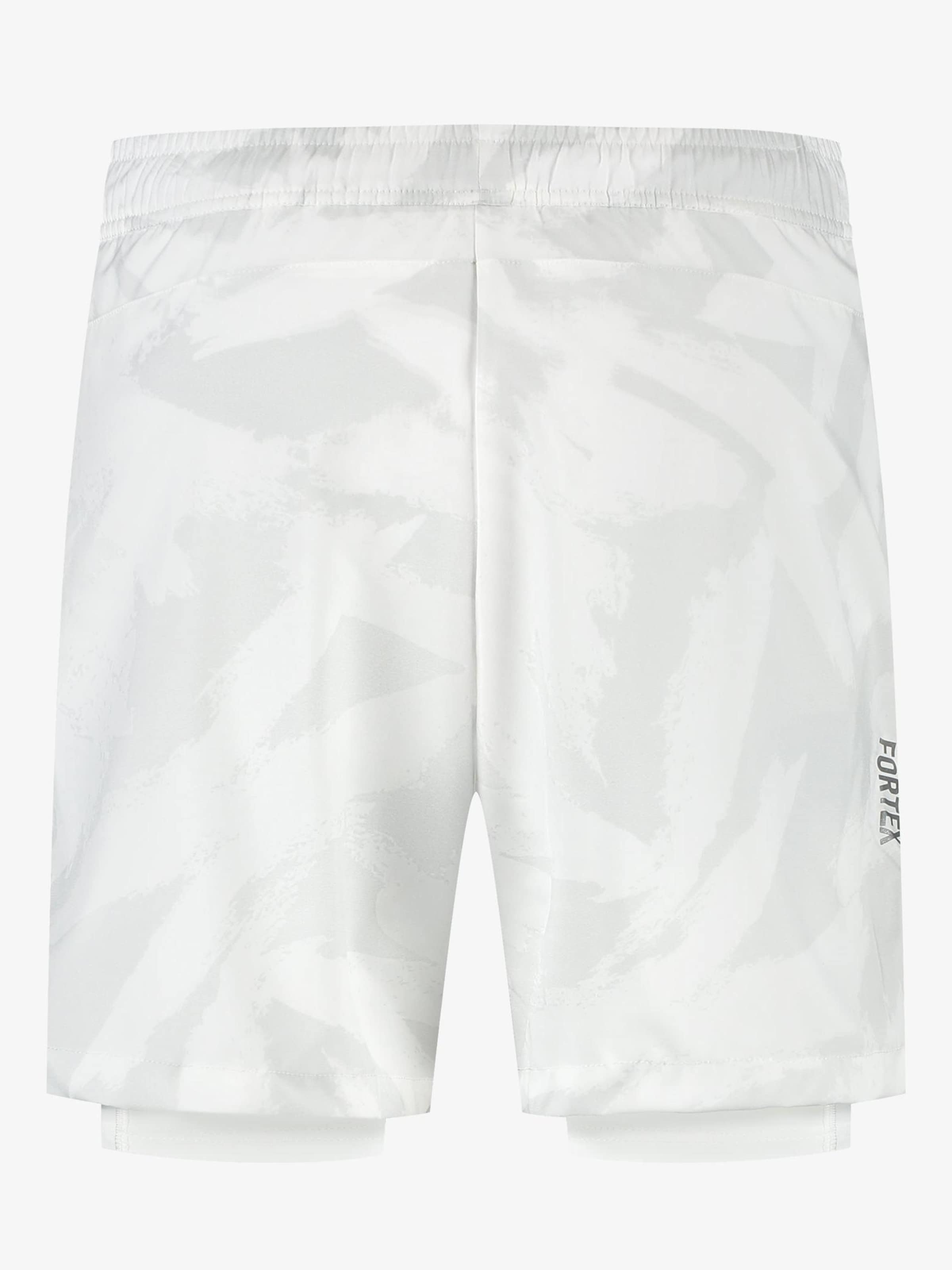regular Pantaloni sportivi 'Active 2-in-1 Shorts' di Fortex Fitness in bianco