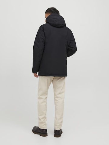 JACK & JONES Overgangsparka 'Loop' i sort