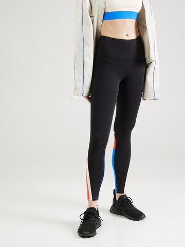P.E Nation Skinny Workout Pants 'Reaction Time' in Black: front