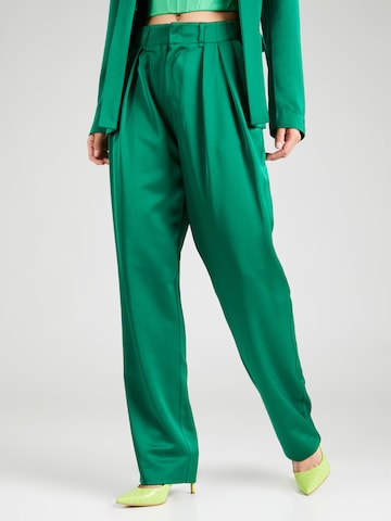 Loosefit Pantalon à pince 'Faye' SCOTCH & SODA en vert : devant