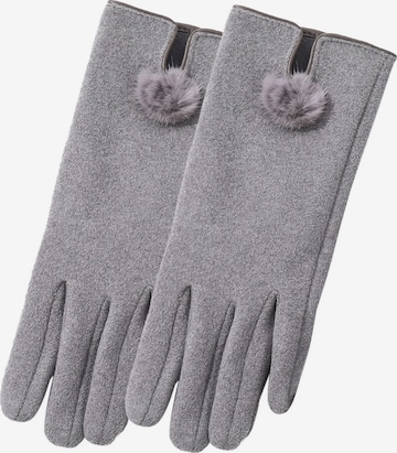 Magicshe Fingerhandschuhe 'Winterhandschuhe mit Touchscreen Funktion und warmem Futter' in Grau: Vorderseite