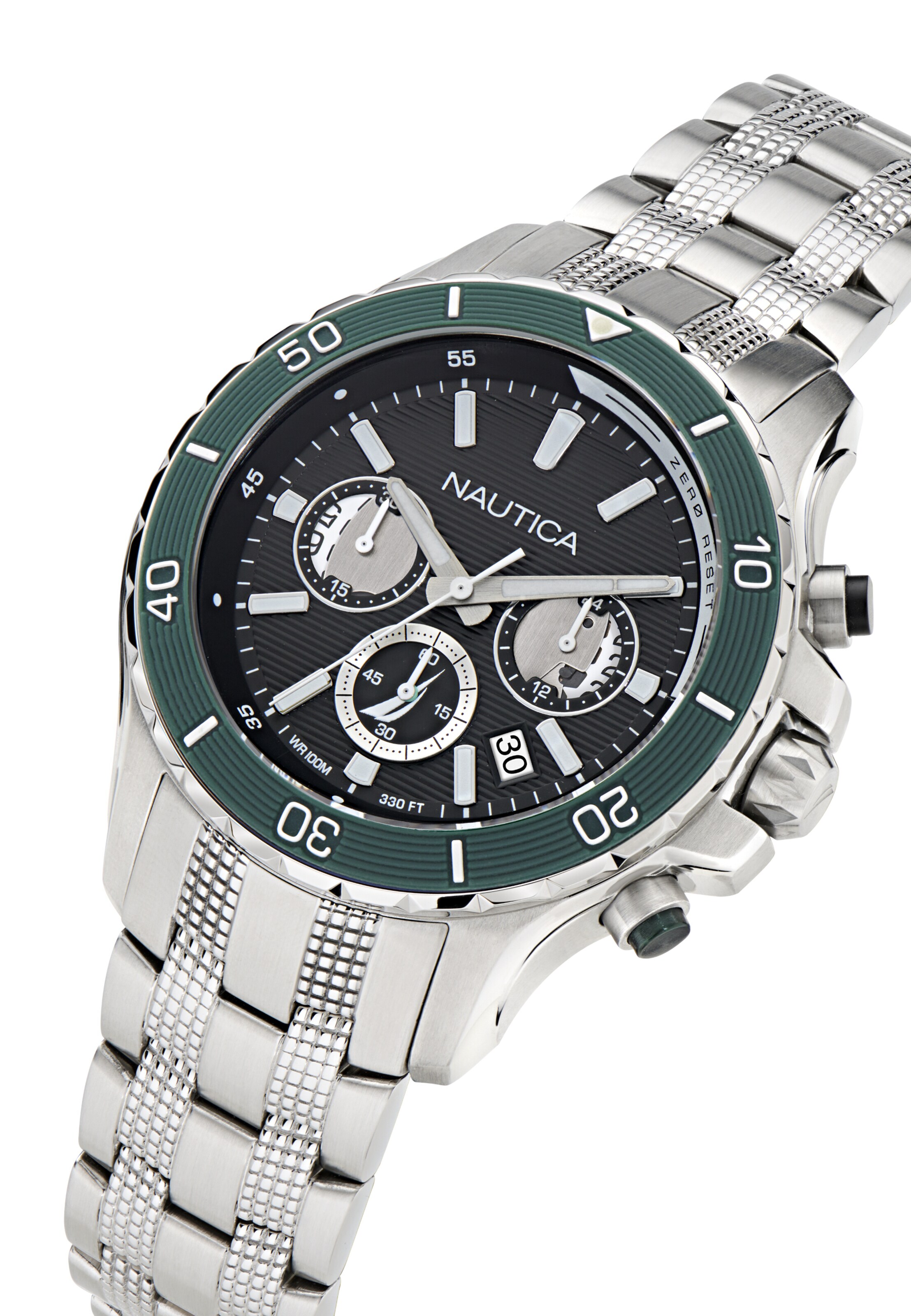 Orologio analogico 'NST ' di NAUTICA in argento