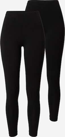 ABOUT YOU Skinny Spodnie 'Laurentia' w kolorze czarny: przód