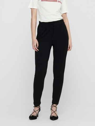 ONLY Baggy Trousers 'Poptrash' in Black: front