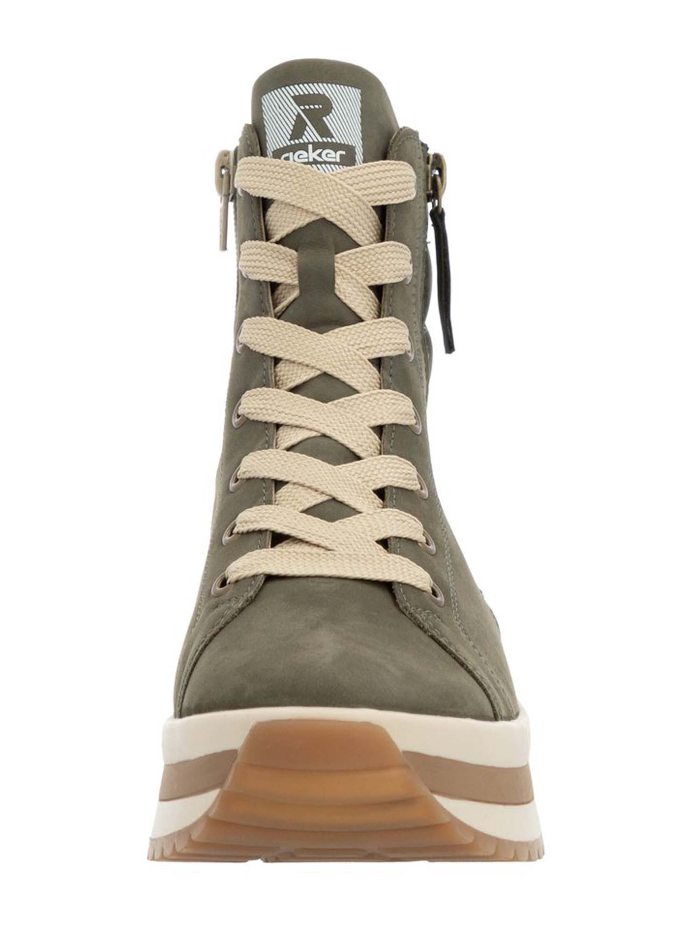 Rieker Sport Μποτάκι με κορδόνια σε πράσινο