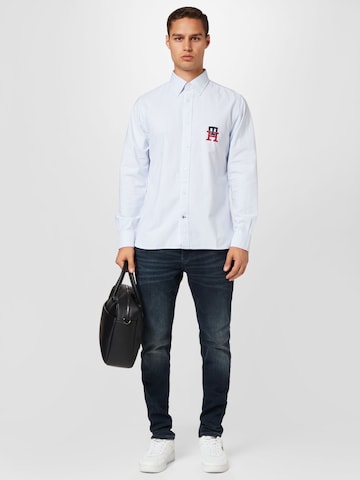 Coupe regular Chemise TOMMY HILFIGER en bleu