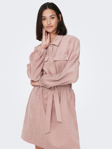 JDY Shirt Dress 'Inge' in Pink