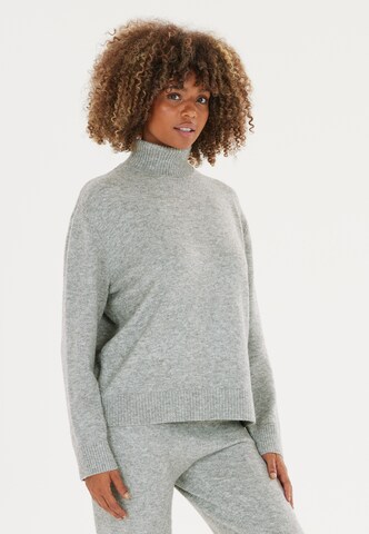 Athlecia Sports sweater 'Daviana' in Grey: front