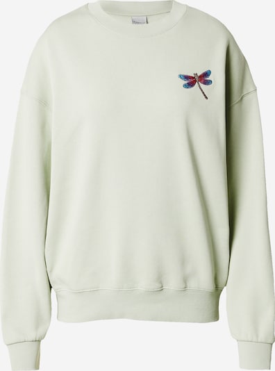 Iriedaily Sweatshirt 'Libelle' i blå / ljusgrön / mörklila / svart, Produktvy