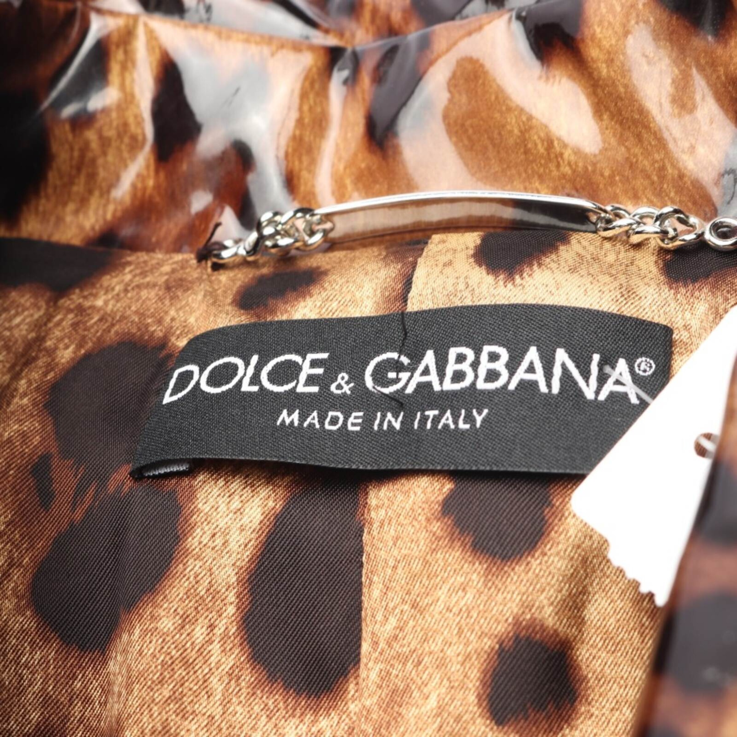 DOLCE & GABBANA Übergangsjacke M in Braun
