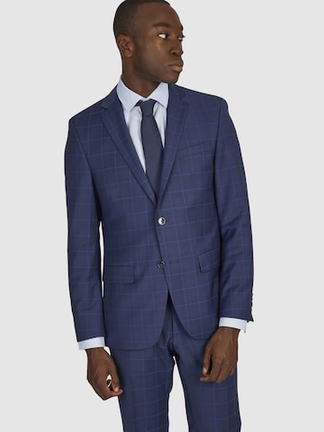 HECHTER PARIS Regular fit Business-colbert in Blauw: voorkant