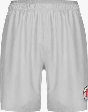 FC St. Pauli Regular Workout Pants in Grey: front