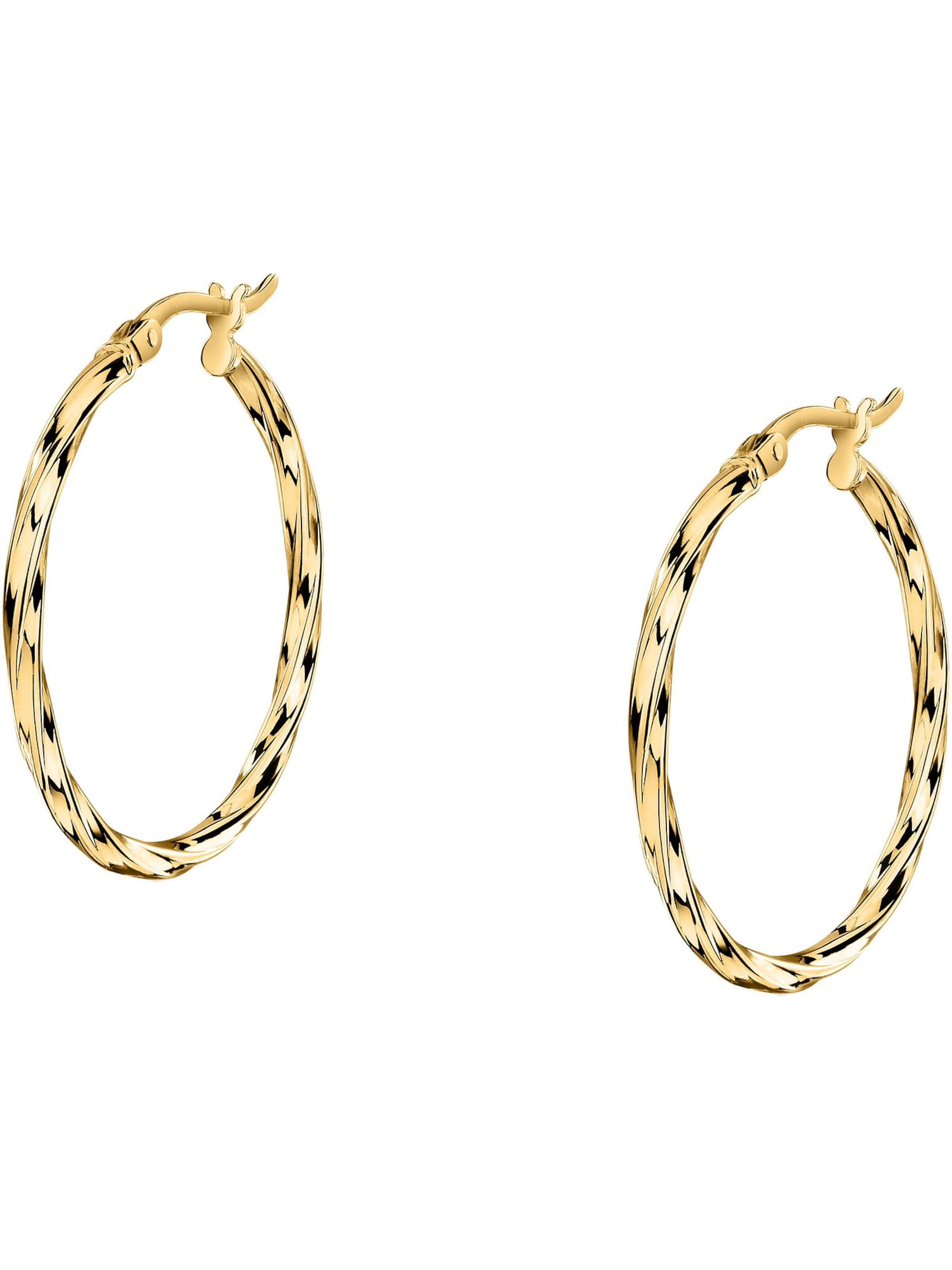 CHRIST Earrings in Gold: front