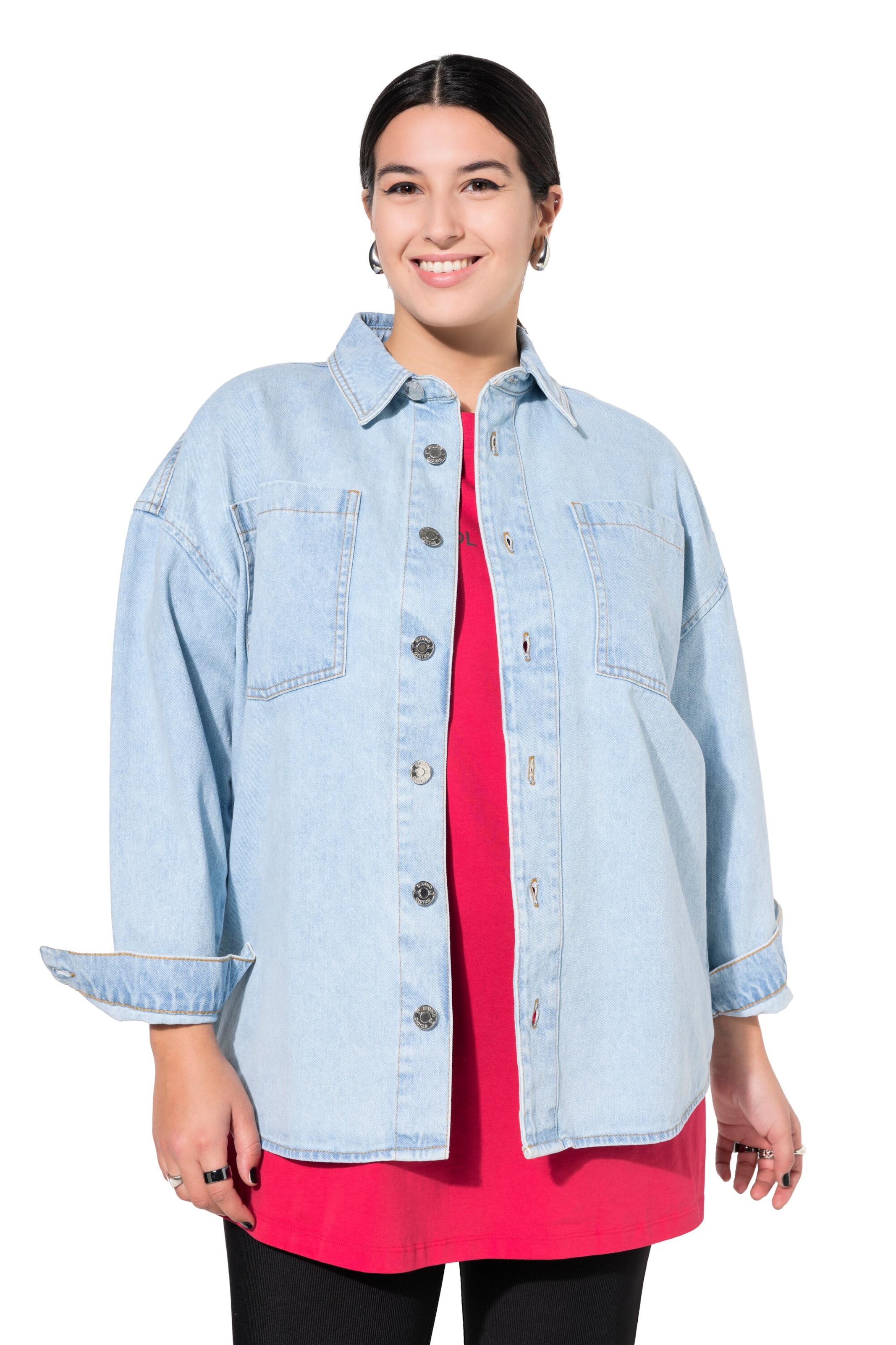 Studio Untold Bluse in Blau: Vorderseite