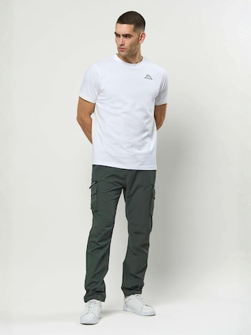 KAPPA Regular Fit Skjorte ' KMLogo Cafers ' i hvid