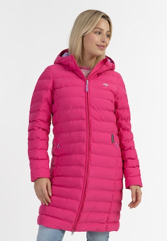 Schmuddelwedda Raincoat 'Philon' in Pink: front