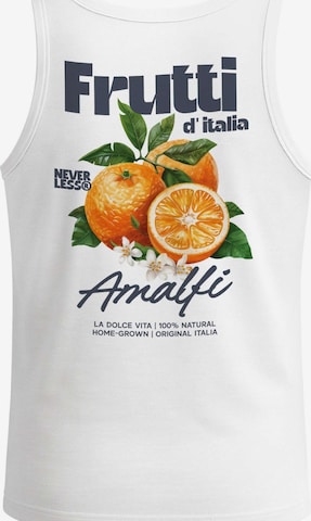 Neverless Shirt 'Frutti di italia' in Weiß: Vorderseite